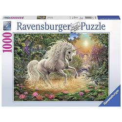 Foto van Ravensburger puzzel mystieke eenhoorn - 1000 stukjes