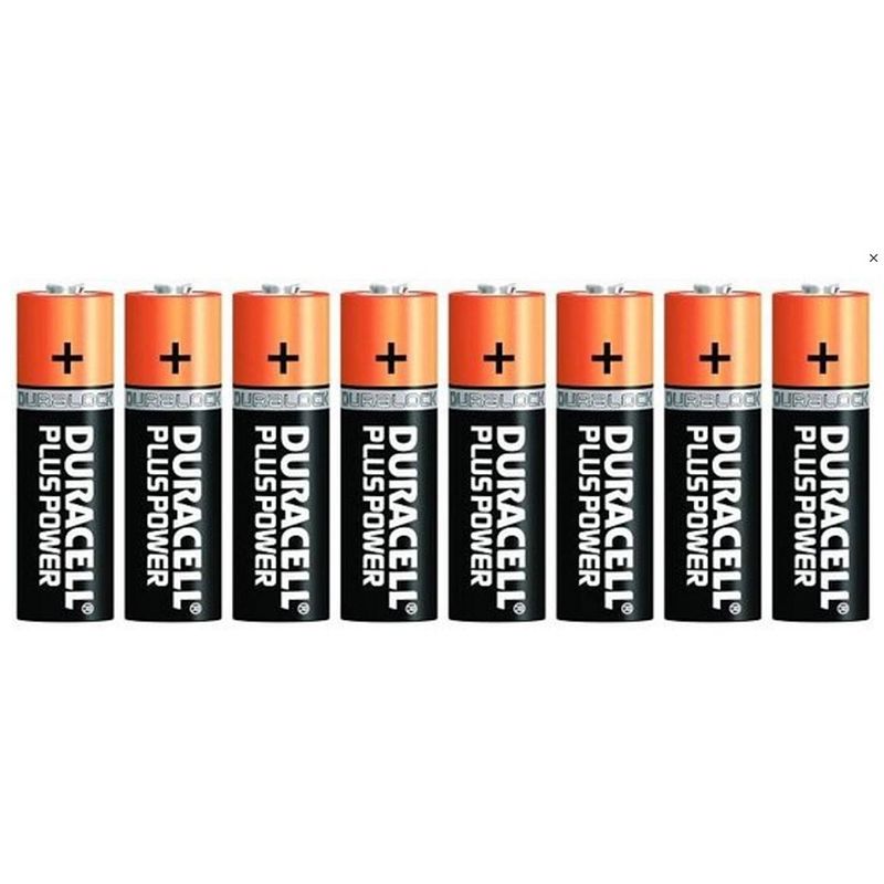 Foto van Duracell batterijen pluspower aaa mn2400 8 stuks