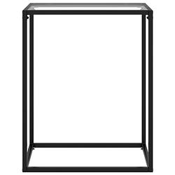 Foto van The living store wandtafel transparant gehard glas 60 x 35 x 75 cm - stabiel en stevig