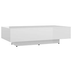 Foto van Vidaxl salontafel 115x60x31 cm spaanplaat hoogglans wit