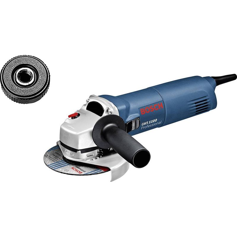 Foto van Bosch gws 1100 + sdsclic 0601822400 haakse slijper 125 mm 1100 w