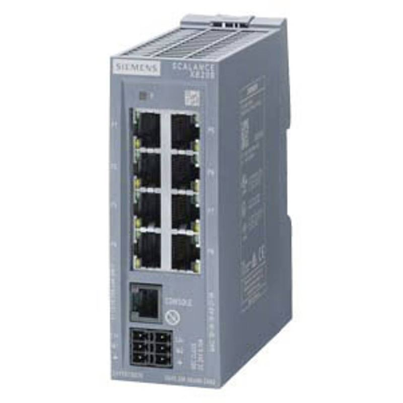 Foto van Siemens 6gk5208-0ba00-2ab2 netwerk switch 10 / 100 mbit/s