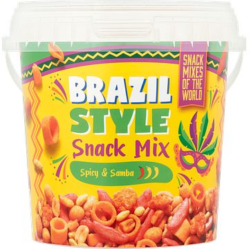 Foto van Snack mixes of the world brazil style snack mix spicy & samba 360g bij jumbo