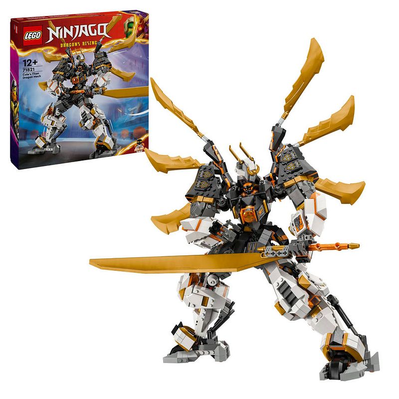 Foto van Lego ninjago cole's reusachtige drakenmecha 71821