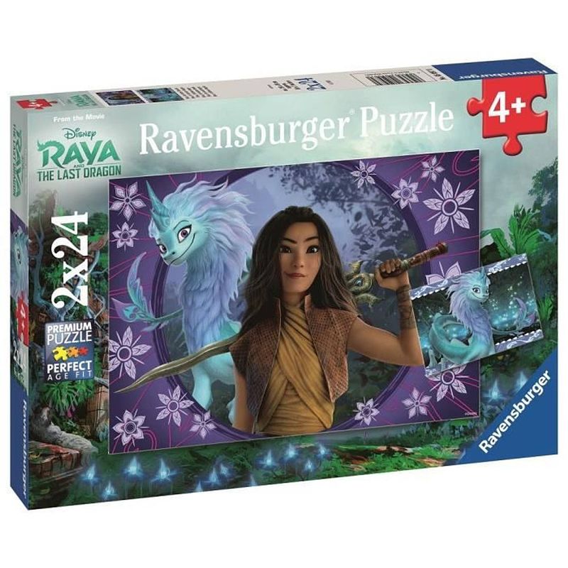 Foto van Puzzels 2x24 p - sisu, de laatste draak / disney raya en de laatste draak