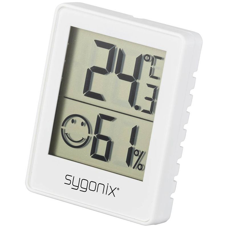 Foto van Sygonix thermo- en hygrometer wit