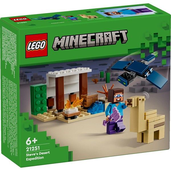 Foto van 21251 lego minecraft steve's woestijnexpeditie