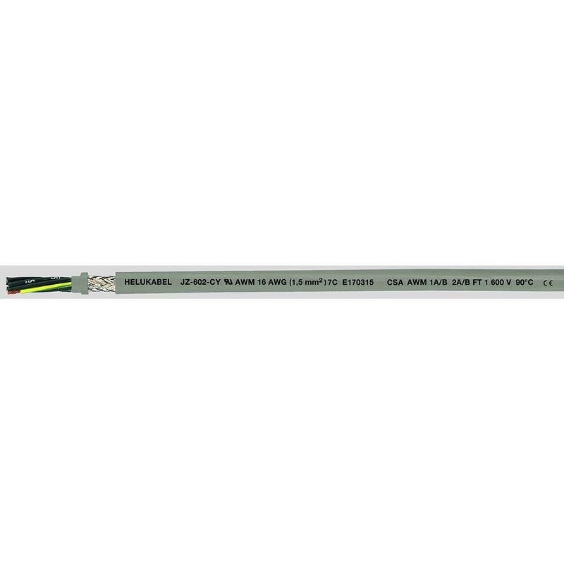 Foto van Helukabel jz-602-cy stuurstroomkabel 5 g 1.50 mm² grijs 82971-500 500 m