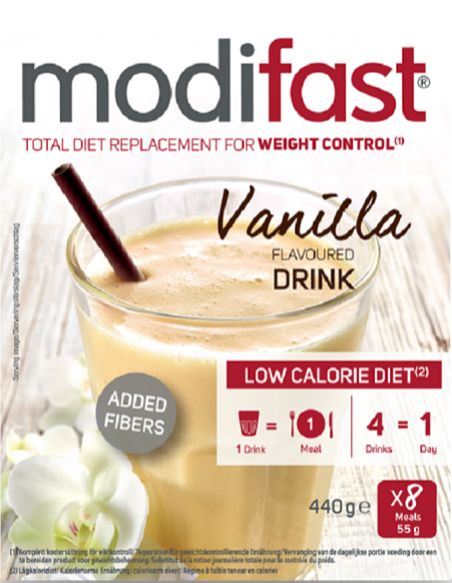 Foto van Modifast intensive weight loss milkshake vanilla
