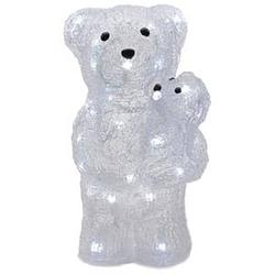 Foto van Kerstverlichting led teddybeer koel wit 16x16x30cm-40l