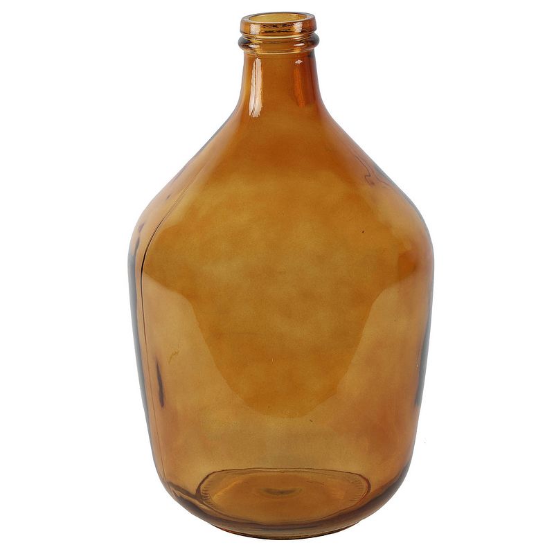 Foto van Non-branded vaas jessy 23 x 38 cm glas cognac