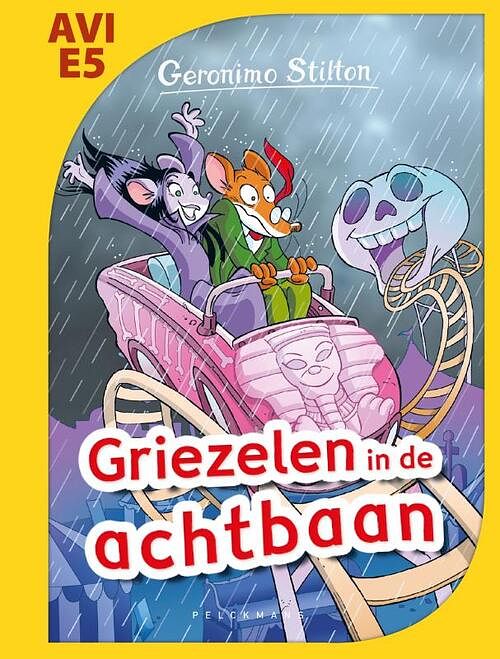 Foto van Griezelen in de achtbaan - geronimo stilton - hardcover (9789464291964)