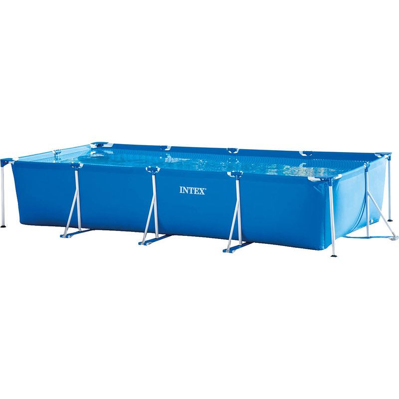 Foto van Intex opzetzwembad met pomp 28274gn 450 x 220 cm blauw