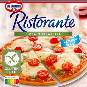 Foto van Dr. oetker ristorante pizza mozzarella glutenvrij 370g bij jumbo