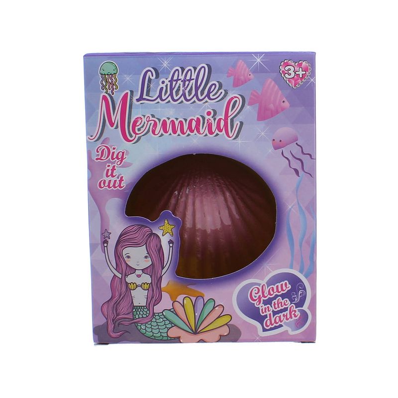 Foto van Lg-imports graafset little mermaid paars/roze