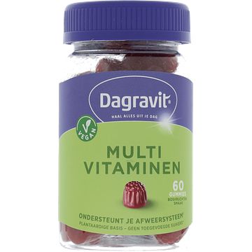 Foto van Dagravit multivitaminen gummies, 60 stuks bij jumbo