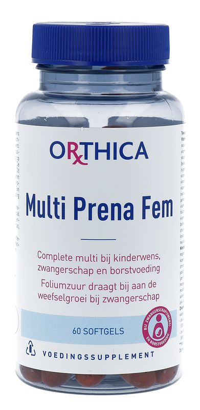 Foto van Orthica multi prena fem softgels