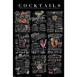 Foto van Grupo erik lily and val cocktails poster 61x91,5cm