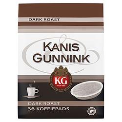 Foto van Kanis & gunnink dark roast koffiepads 36 stuks bij jumbo