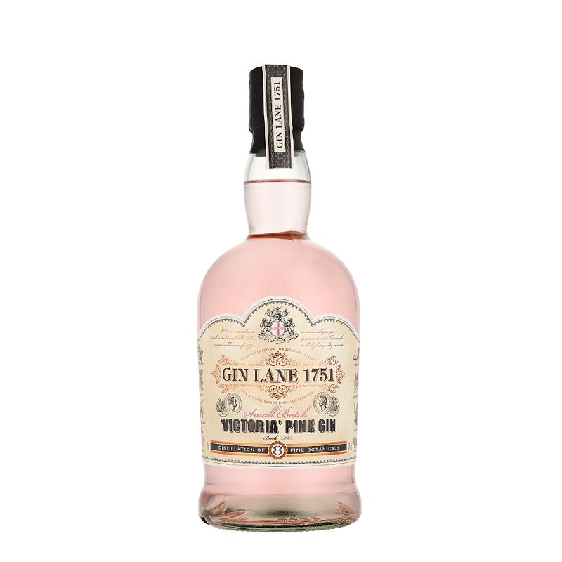 Foto van Gin lane 1751 victoria pink gin 70cl