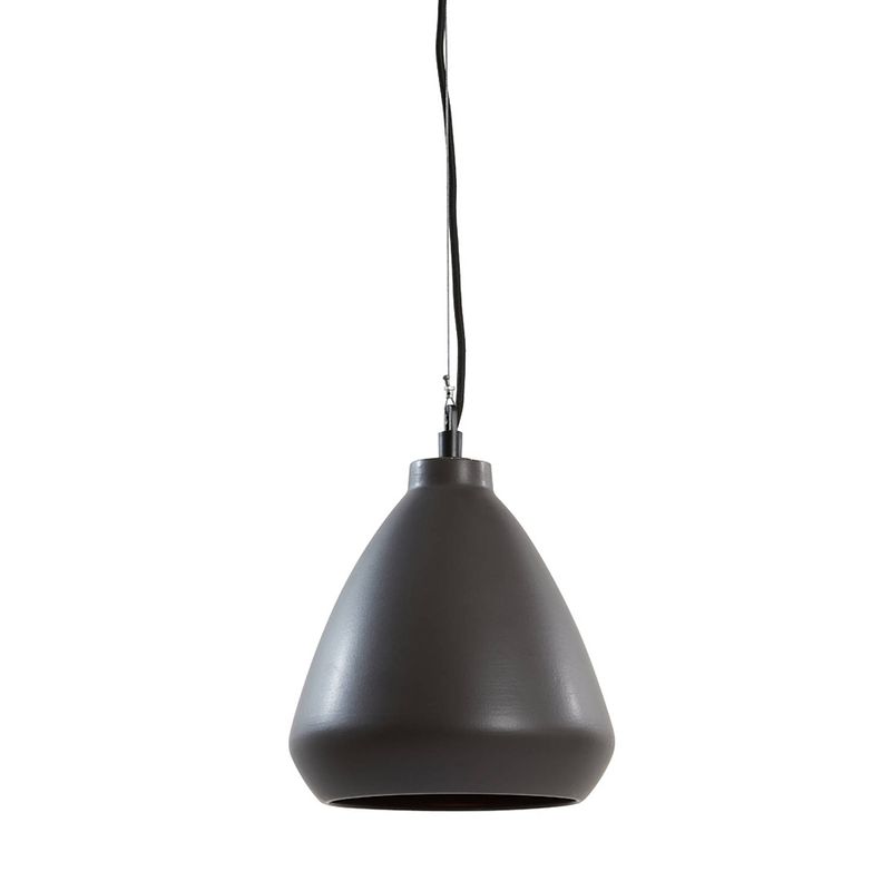 Foto van Light & living - hanglamp desi - 22.5x22.5x25 - zwart