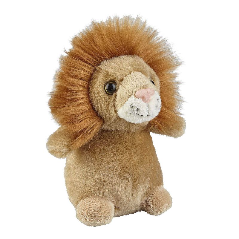 Foto van Pluche knuffel dieren leeuw 12 cm - knuffeldier