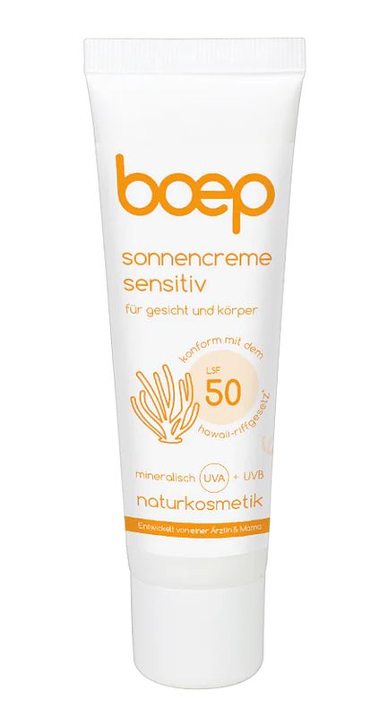 Foto van Boep zonnecreme sensitive spf50