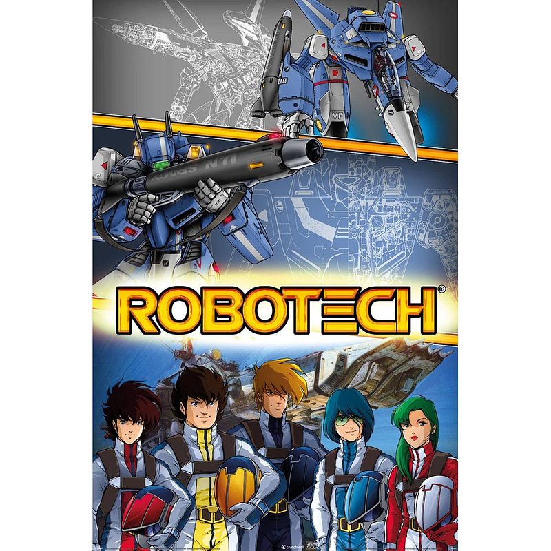 Foto van Poster robotech vf crew 61x91,5cm