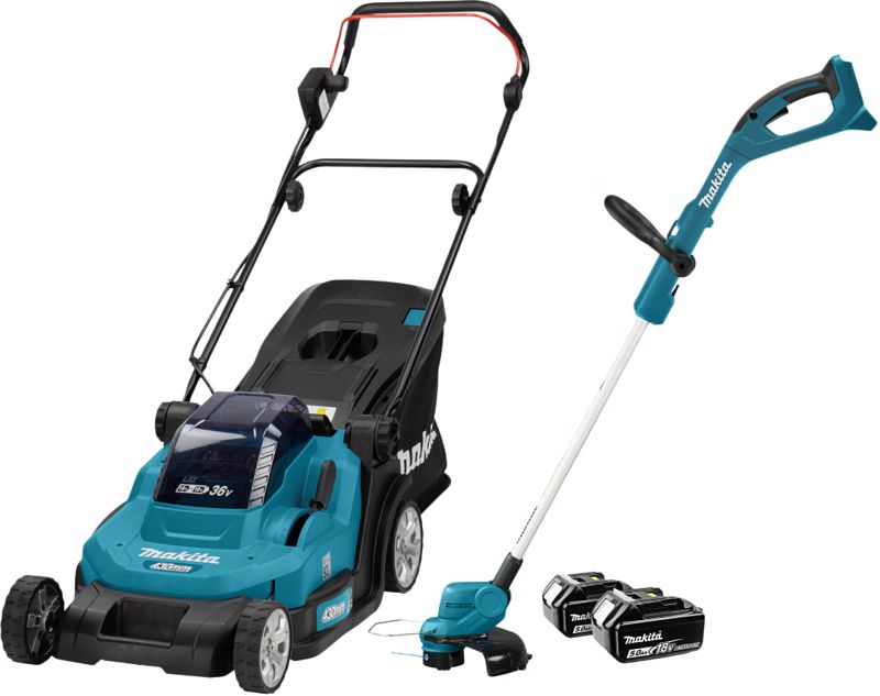 Foto van Makita dlm432ct2 + makita dur193z incl. 5,0 ah accu (2x)