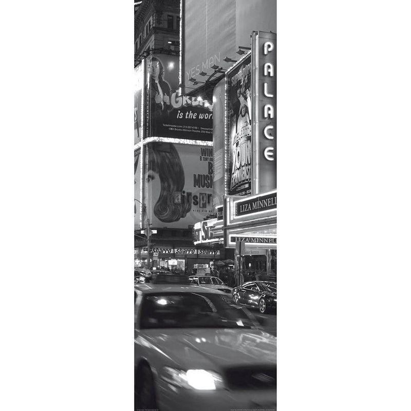 Foto van Alan copson - times sqare at night, new york kunstdruk 33x95cm