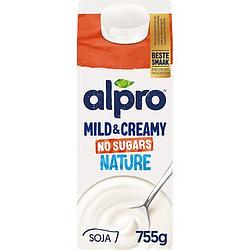 Foto van Alpro mild & creamy zonder suikers variatie op yoghurt 755g bij jumbo