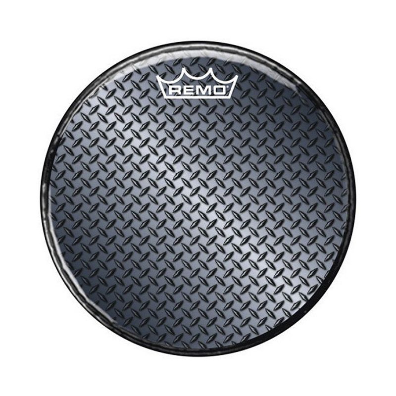 Foto van Remo pa-1022-c1 graphic diamond plate 22 inch bassdrumvel