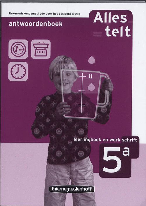 Foto van Alles telt-2e dr antwbk 5a leerlbk+werkschr - hardcover (9789006632453)