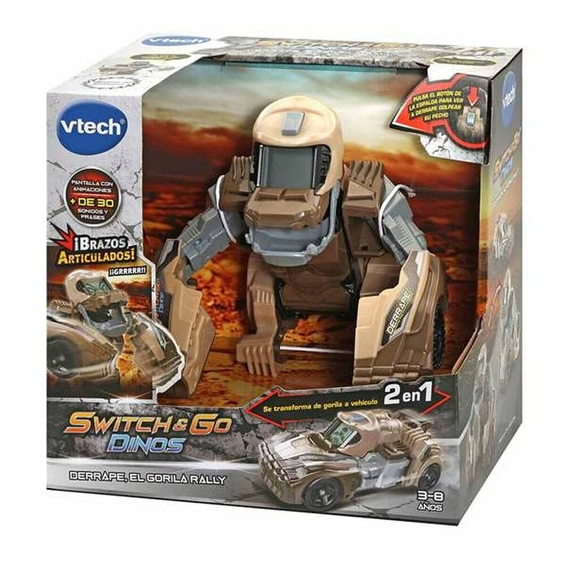 Foto van Actiefiguren vtech switch & go dinos derrape el gorila rally convertible