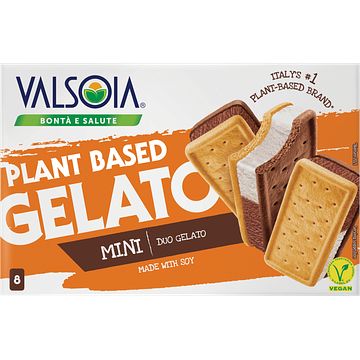 Foto van Valsoia bonta e salute vegan il gelato sandwiches soy 8 stuks 320g bij jumbo