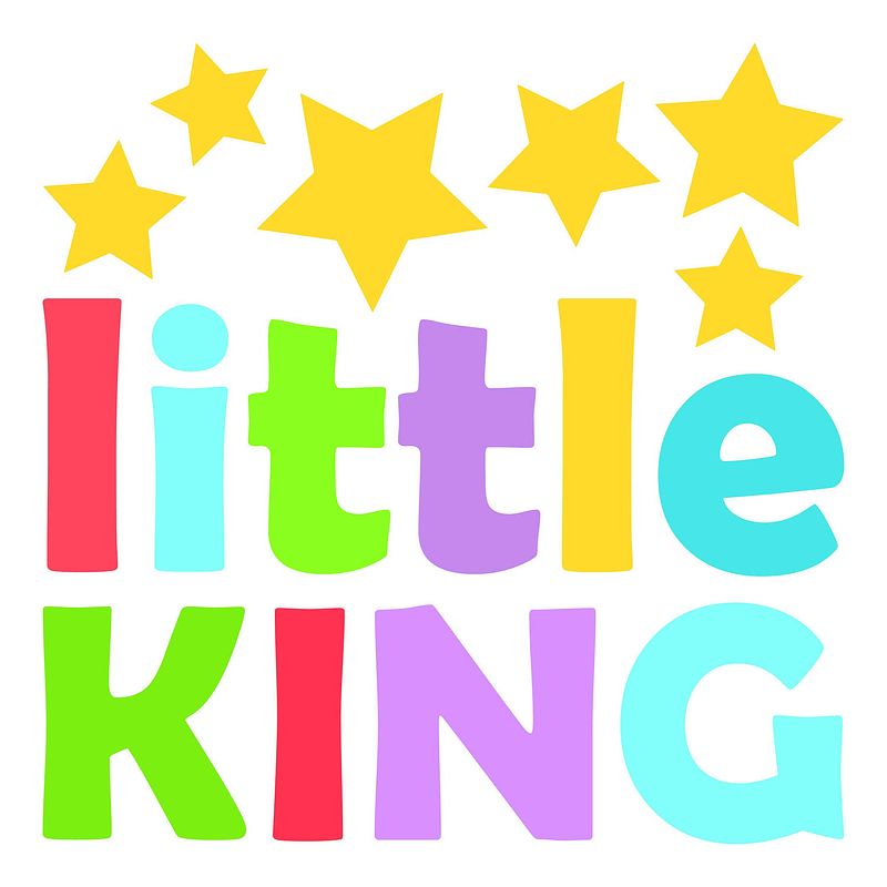 Foto van Kids decor muursticker little king jongens 2 stickervellen