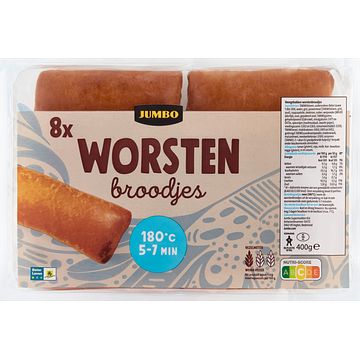 Foto van Jumbo worstenbroodjes 8 stuks