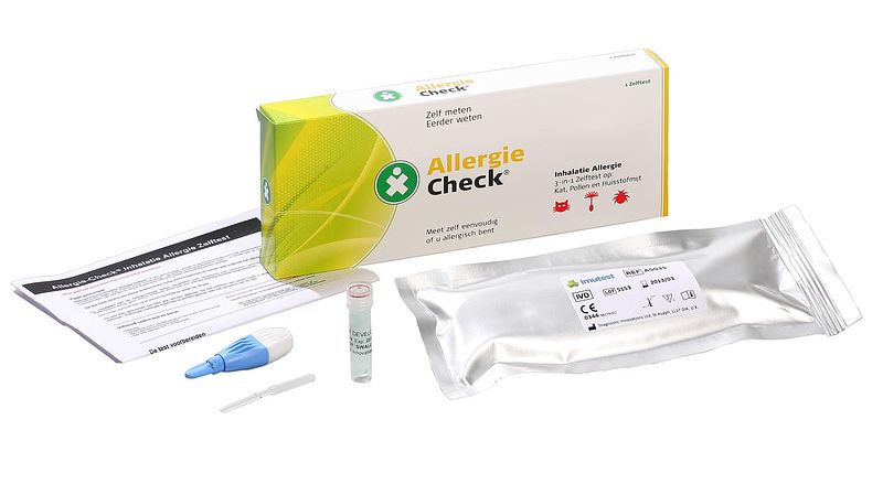 Foto van Testjezelf.nu allergiecheck 3 in 1 1st