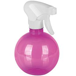 Foto van Juypal plantenspuit/waterverstuiver- wit/roze - 400 ml - kunststof - sprayflacon - waterverstuivers