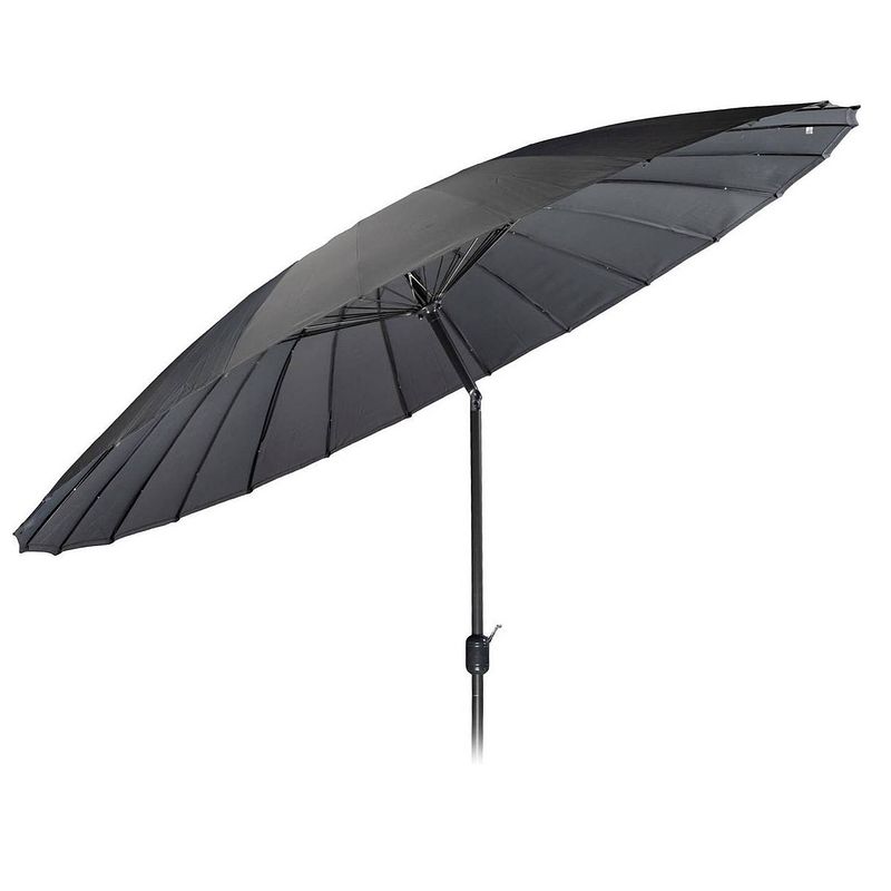 Foto van Maxxgarden shanghai parasol - stokparasol - ø 270 cm - kantelbaar - antraciet