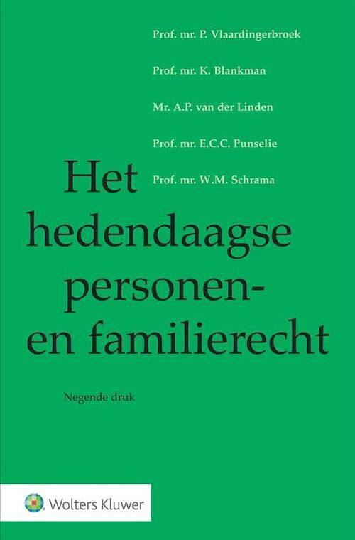 Foto van Het hedendaagse personen- en familierecht - paperback (9789013157185)