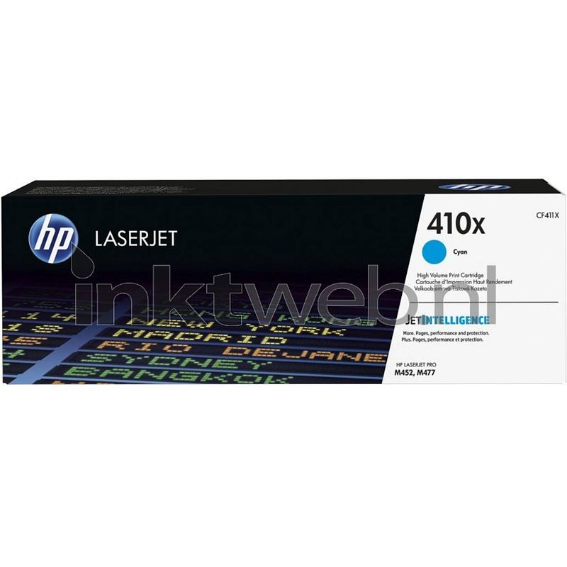 Foto van Hp 410x cyaan toner