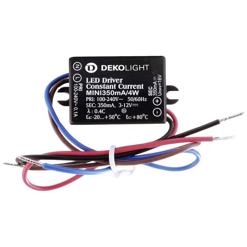 Foto van Deko light mini, cc led-driver constante stroomsterkte 4 w 0.35 a 3 - 12 v/dc