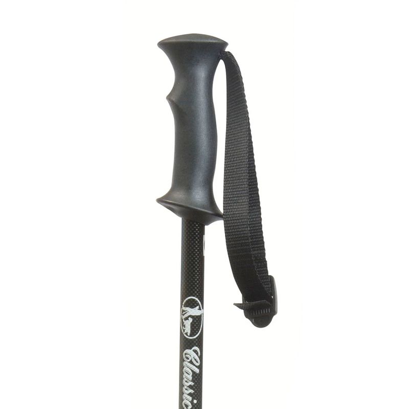 Foto van Classic canes trekkingstok - zwart - aluminium - verstelbaar - lengte 70 - 145 cm