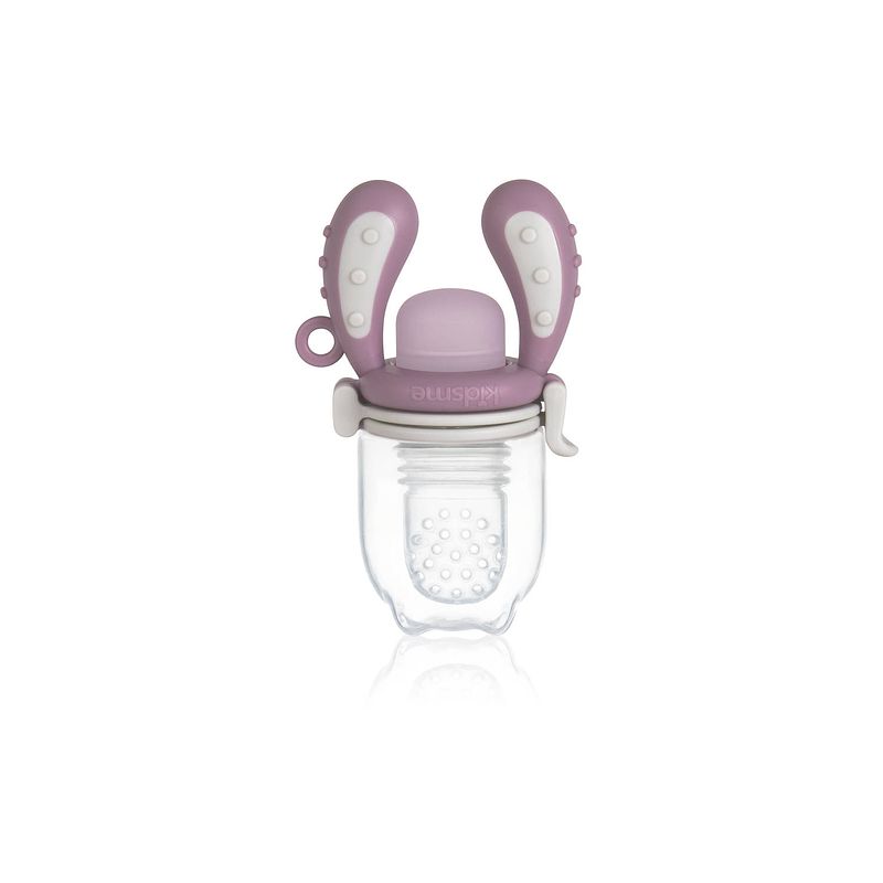 Foto van Kidsme food feeder max (size:m) - plumwith semi-transparent cap