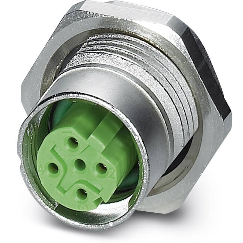 Foto van Phoenix contact 1456569 sensor/actuator steekconnector m12 aantal polen: 4 bus, inbouw 20 stuk(s)