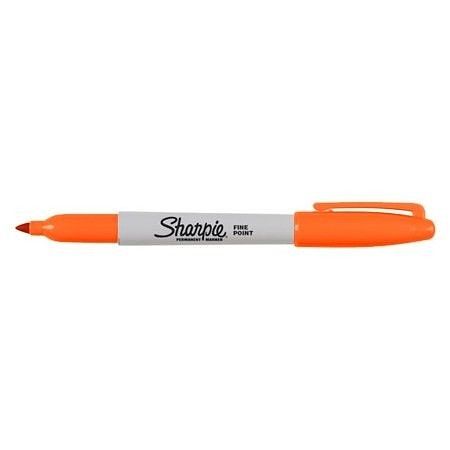 Foto van Sharpie oranje permanent marker fine point