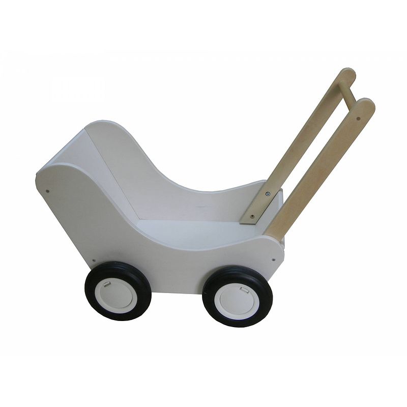 Foto van Van dijk toys poppenwagen 56 cm wit