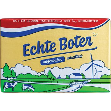 Foto van Echte boter ongezouten roomboter 250g bij jumbo