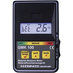 Foto van Greisinger gmk 100 materiaalvochtmeter meetbereik bouwvochtigheid 0 tot 8 %vol. meetbereik houtvochtigheid (bereik) 0 tot 100 %vol.